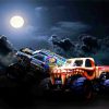 Monster Trucks paint by numbers