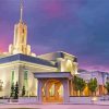 Mount Timpanogos Temple paint by numbers