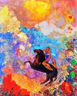 Odilon Redon paint by numbers