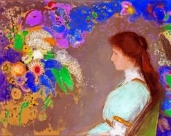 Odilon Redon Woman Art paint by numbers