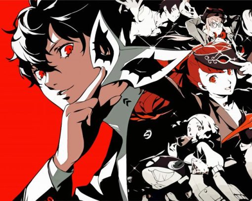 Persona 5 Game Characters paint by numbers