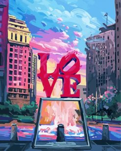 Philly Lov Art paint by numbers