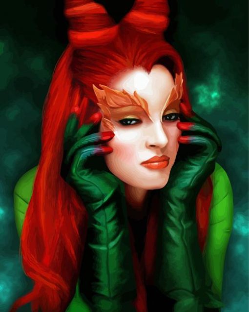 Poison Ivy Lady paint by numbers