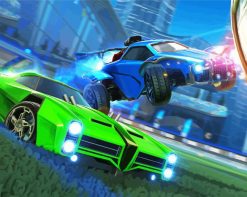 Rocket League Cars paint by numbers