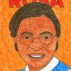 Rosa Parks art paint by numbers