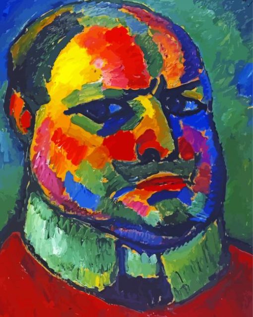 Self Portrait Jawlensky Paint by numbers