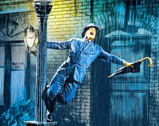 Singing In The Rain Movie paint by numbers