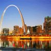 St Louis City Missouri paint by numbers