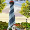 St augustine lighthouse florida poster paint by number