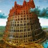 The Babel Tower paint by numbers