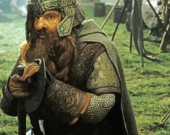 The Lord Of The Rings Gimli paint by numbers