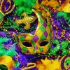 The Mardi Gras Masks paint by numbers