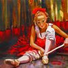 Ukrainian Ballerina paint by numbers