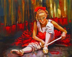 Ukrainian Ballerina paint by numbers