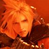 Video Game Final Fantasy Cloud Strife paint by numbers