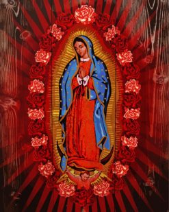 Virgin De Guadalupe paint by numbers