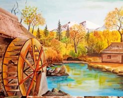 Water Wheel Arts paint by numbers