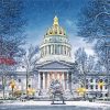 West Virginia capitol building paint by number