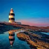 Wexford Lighthouse Reflection paint by numbers