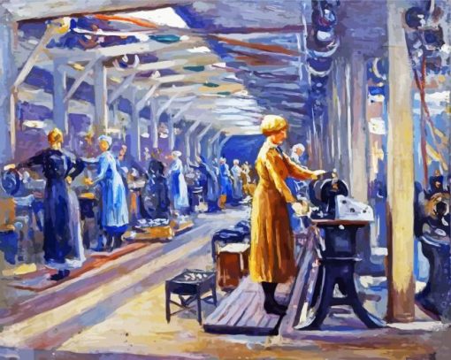 Women At Work Art paint by numbers