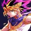 Aesthetic Yugi Muto Character paint by numbers