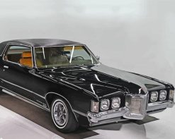 Black Pontiac 1969 Grand Prix paint by numbers