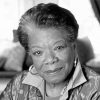 black and white american poet Maya Angelou paint by number