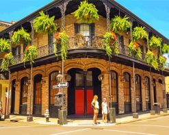 French Quartier Louisiana Paint by numbers