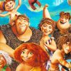 Croods Cavemen paint by numbers