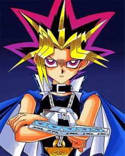 Dark Yugi Muto paint by number