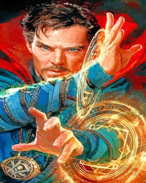 Doctor Strange paint by numbers