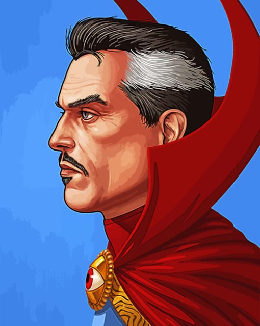 Dr Strange Marvel paint by numbers