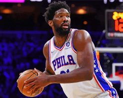 joel embiid basketballer paint by numbers