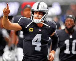 las vegas raiders Derek Carr paint by number