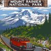 Mount Rainier National Park paint by number