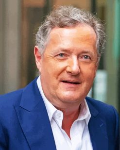 Piers Morgan Broadcaster paint by numbers