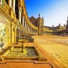 plaza de espana Andalucia buildings paint by number