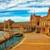 plaza de espana Andalucia paint by number