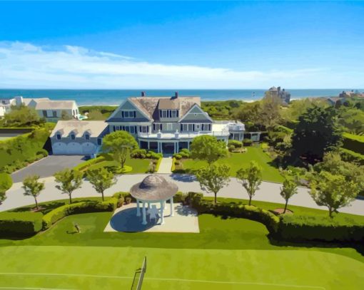 The Hamptons paint by numbers