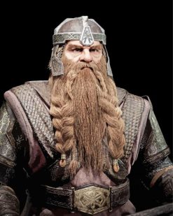 The Lord Of The Rings Gimli Warrior Portrait paint by numbers