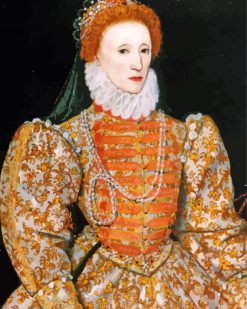 tudor period Elizabethan era paint by numbers