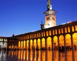 Umayyad Mosque Syria paint by numbers