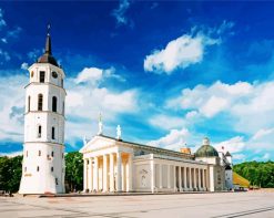 Vilnius Cathedral paint by numbers