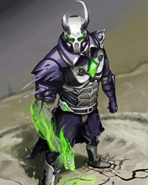 Androxus Paladins Game paint by numbers