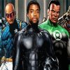 Black Superheroes paint by numbers