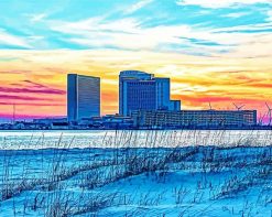 Brigantine NJ Beach paint by numbers