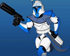 Captain Rex Illustration paint by number