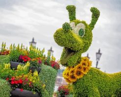 Disney Flowers Show paint by numbers