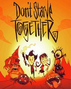 Dont Starve together survival game paint by number