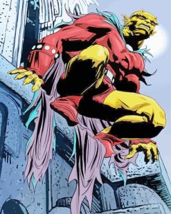 Etrigan The Demon Comic Book paint by numbers